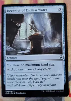 Decanter of Endless Water MTG Commander Legends: Baldur's Gate (CLB) (NM) - Image 1