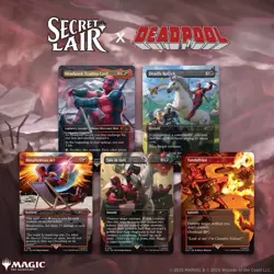 Magic the Gathering Secret Lair X MARVEL: Deadpool | Rainbow Foil Edition SEALED - Image 1