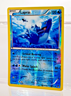 Lapras 28/122 -XY Breakpoint 2016 -Reverse Holo Uncommon TCG Pokemon NM - Image 3