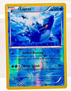 Lapras 28/122 -XY Breakpoint 2016 -Reverse Holo Uncommon TCG Pokemon NM - Image 5