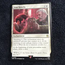 Four Knocks Universes Beyond: Doctor Who Regular WHO 0020 Magic MTG NM - Image 1