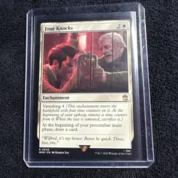 Four Knocks Universes Beyond: Doctor Who Regular WHO 0020 Magic MTG NM - Image 3