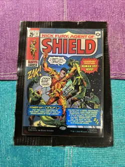 Nick Fury, Agent of Shield Borderlss FOIL 0389 NM MtG Magic Gathering MSH Marvel - Image 1