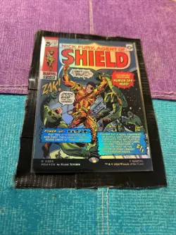 Nick Fury, Agent of Shield Borderlss FOIL 0389 NM MtG Magic Gathering MSH Marvel - Image 4