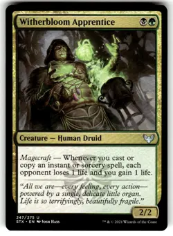 Witherbloom Apprentice 247 Strixhaven: School of Mages Magic: The Gathering NM - Image 1