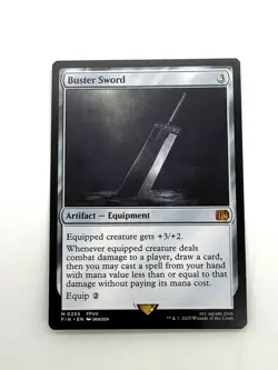 Magic the Gathering Final Fantasy Buster Sword 0255 Regular Mythic NM - Image 1
