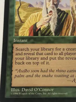 MTG Worldly Tutor Mirage Instant - Image 2