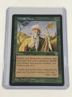MTG Worldly Tutor Mirage Instant - Image 5