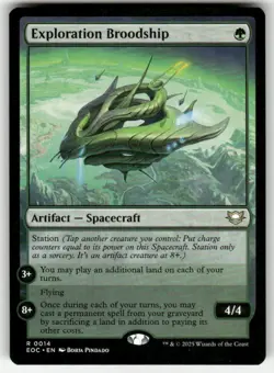 Exploration Broodship 14 R Commander: Edge of Eternities NM Magic: The Gathering - Image 1