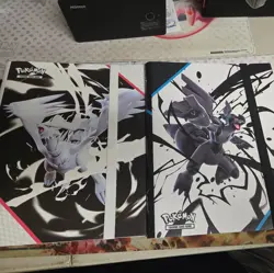 Pokemon TCG Black Bolt & White Flare Binder ONLY Set Of 2 Brand New - Image 1