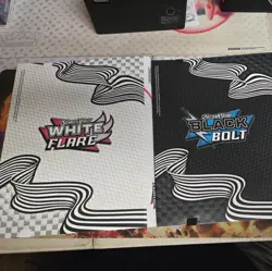 Pokemon TCG Black Bolt & White Flare Binder ONLY Set Of 2 Brand New - Image 2