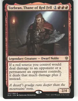 Torbran, Thane of Red Fell R Throne of Eldraine 147 NM - Image 1