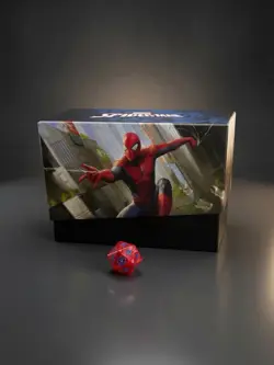 EMPTY Bundle Box MTG Marvel's Spider-Man Card Storage - Dice & Insert NO PACKS - Image 1