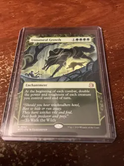 Unnatural Growth R Wilds of Eldraine: Enchanting Tales Magic the Gathering - Image 1