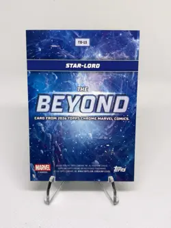 Topps 2026 Topps Chrome Marvel The Beyond Star-Lord TB-15 Gold /50 Insert - Image 2