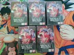 5x Lot One Piece Double Pack Set Vol. 11 The Time of Battle DP-11 OP-16 Box NEW - Image 1