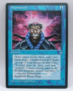 MTG Brainstorm Ice Age Regular LP - Image 1