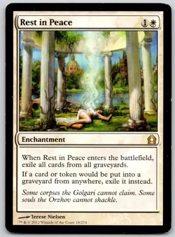 Rest in Peace 18 Rare Return to Ravnica Magic: The Gathering Lightly Played - Image 1