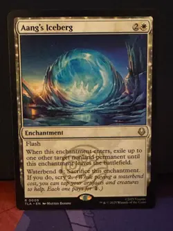 Aang's Iceberg 5 Rare Avatar: The Last Airbender Magic: The Gathering Near Mint - Image 1