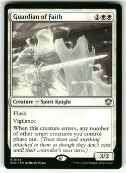 Guardian of Faith 148 Commander: Secrets of Strixhaven Magic: The Gathering NM - Image 1