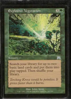 Explosive Vegetation Onslaught NM Magic: The Gathering TCG - Image 1