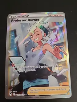 Professor Burnet TG26/TG30 - Pokemon TCG Silver Tempest Trainer Gallery Card NM - Image 1