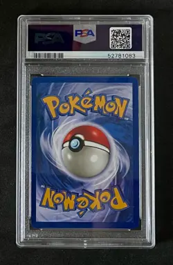1999 Pokemon Fossil Lapras Holo PSA 8 - Image 2