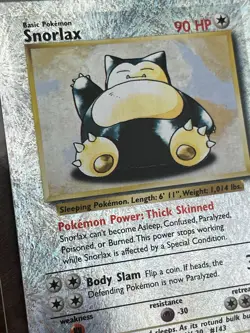 Pokemon - SNORLAX - Legendary Collection Reverse Holo #64/110 Vintage 2002 - Image 2