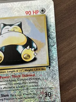 Pokemon - SNORLAX - Legendary Collection Reverse Holo #64/110 Vintage 2002 - Image 3