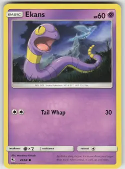 Ekans 26/68 Common Hidden Fates Pokemon Near Mint - Image 1