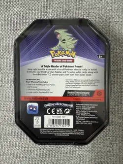 Pokemon TCG: Tyranitar Triple Whammy Collectors Tin - Factory Sealed - Image 2