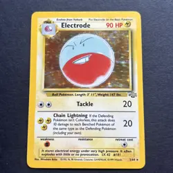 Pokemon Electrode Holo Stage 1 2/64 Jungle - Excellent Condition UK seller - Image 1