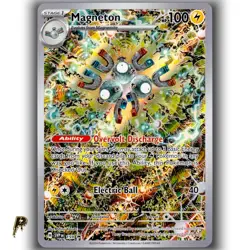 Pokemon Surging Sparks Magneton SVP 159 Holo ETB Black Star Promo Card NM - Image 1