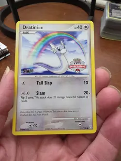 Pokemon City Championships Staff Stamped Dratini 91/146 - Image 1