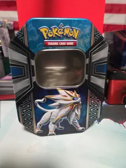 Pokemon Spring 2017 Legends of Alola Lunala GX Collector Tin EMPTY Collector Tin - Image 1