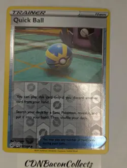 Quick Ball 237/264 Uncommon Fusion Strike Pokemon Reverse Holo Near Mint - Image 1