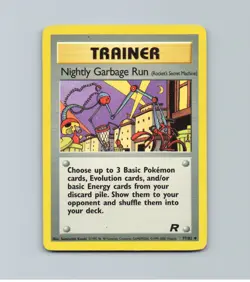 Nightly Garbage Run 77/82 Uncommon Team Rocket Pokemon Unlimited MP - Image 1