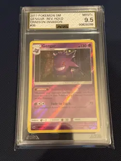 The Pokemon Company Gengar 38/111 SM Crimson Invasion Reverse Holo ENG Holo Rare - Image 1