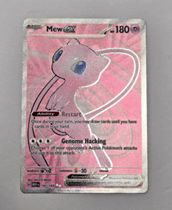 Pokemon TCG Mew ex 193/165 SV: Scarlet & Violet 151 Ultra Rare Holo Full Art - Image 1