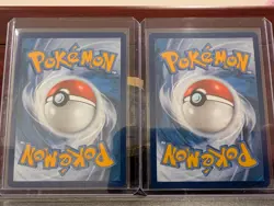 Charmander And Omanyte Holo Art Illustration Rare Pokemon Cards Nm Never Played - Image 2