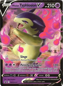 HISUIAN TYPHLOSION V SWSH237 HOLO PROMO SWORD & SHIELD PROMO POKEMON HOLO NM/M - Image 2