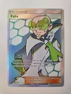 Pokemon Faba Full Art (208/214) - Lost Thunder - Image 1