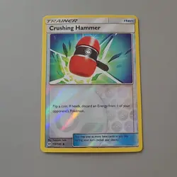 Pokemon Sun & Moon Crushing Hammer 115/149 Reverse Holo Uncommon LP - Image 1