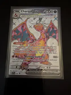 Pokemon Scarlet & Violet Charizard ex 056 Full Art Promo NM - Image 1