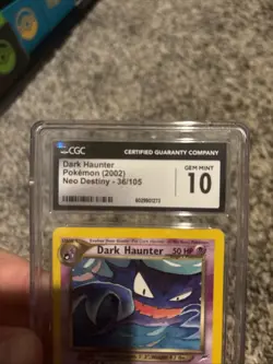 CGC 10 GEM MINT Dark Haunter 36/105 Neo Destiny VINTAGE WOTC Pokemon Card - Image 3