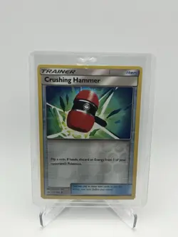 Crushing Hammer 115/149 - Reverse Holo - Sun and Moon Pokemon Card - Image 1