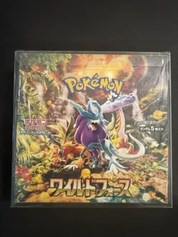 Pokemon TCG: Scarlet & Violet - Wild Force Booster Box Japanese Shrink Protector - Image 1