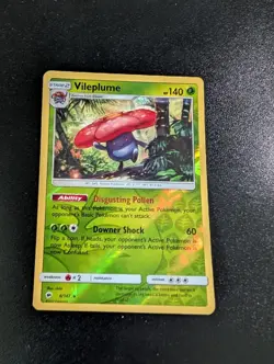 Vileplume 6/147 Holo Rare Burning Shadows Pokemon Reverse Holo Near Mint - Image 1