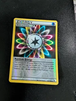 Rainbow Energy 152/162 Uncommon BREAKthrough Pokemon Reverse Holo Near Mint - Image 1