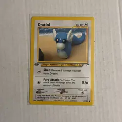 Pokemon Neo Destiny 1st Edition Common Dratini 63/105. Pk002726 - Image 1